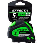 Рулетка 5м/25 мм с магнитом, автостопом, лентой нейлон EFFECTA Nylon 580525 (артикул 15925728) – фото 1