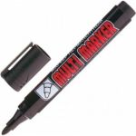 Перманентный маркер Munhwa Crown Multi Marker черный, пулевидный, 3мм CPM-800 (артикул 16230692) – фото 1