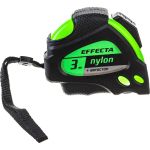 Рулетка 3м/19 мм с магнитом, автостопом, лентой нейлон EFFECTA Nylon 580319 (артикул 15925727) – фото 1