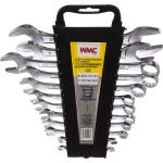 Набор рожковых и комбинированных ключей WMC TOOLS 12пр.6х7,8х9,10-14,17,19,22,24х27,30х32мм, в пластиковом держателе WMC-5198 (артикул 16062642) – фото 1