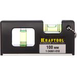 Уровень с магнитом 100 мм KRAFTOOL МИНИ 1-34861-010 (артикул 13670852) – фото 1