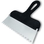 Шпатель VIRTUS фасадный, зубчатый, 150 мм, зуб 8 х 8 мм 004306003 (артикул 16372277) – фото 1