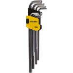 Набор имбусовых длинных ключей 9 предметов STAYER MASTER 2741-H9 (артикул 13910401) – фото 1