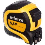 Измерительная рулетка с нейлоновой лентой и магнитным зацепом 5.5x27мм Inforce 06-11-46 (артикул 15790429) – фото 1