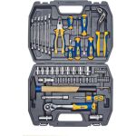 Набор инструмента 1/2 Dr и 1/4 Dr 56 предметов KRAFT KT 700303 (артикул 15966154) – фото 1