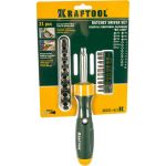 Реверсная рычажная отвертка KRAFTOOL BIT-LOCK 26151-H21 (артикул 13934567) – фото 1