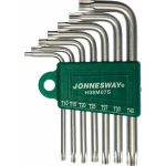 Комплект угловых ключей Jonnesway TORX H08M07S (артикул 13938688) – фото 1
