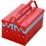 Раскладной ящик для инструментов металлический 190х420х150 3 секции IZELTAS 8410336203 (артикул 15861183) – фото 1
