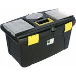 Ящик пластиковый для инструмента 22" (565х355х290 мм) FIT 65574 (артикул 15100890) – фото 1
