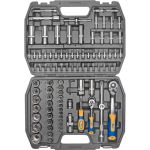 Набор инструмента 1/2 Dr и 1/4 Dr 94 предмета KRAFT KT 700306 (артикул 15966149) – фото 1