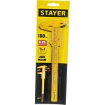 Штангенциркуль Stayer STANDARD пластмассовый, 150 мм 3440_z02 (артикул 16043705) – фото 1