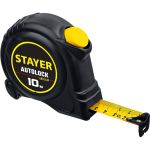 Рулетка с автостопом Stayer AutoLock 10м / 25мм 2-34126-10-25 (артикул 16043613) – фото 1
