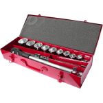 Набор торцевых 6-гранных головок 3/4, 22-50 мм, 15 предметов JTC H615M (артикул 15506625) – фото 1