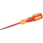 Шлицевая отвертка электрика REXANT SL 3х75 мм 12-4711 (артикул 16124568) – фото 1