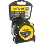 Рулетка с тройным стопом Inforce 5Х19 06-11-70 (артикул 15958896) – фото 1