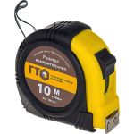 Рулетка ГТО 10м TM1001 в обрезиненном корпусе с магнитным зацепом (артикул 16725776) – фото 1