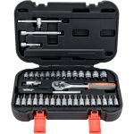 Набор инструментов STHOR 1/4 38 предметов пластиковый кейс 58640 (артикул 16129220) – фото 1