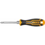 Двухсторонняя отвертка INGCO 2 в 1 SL5+PH1 INDUSTRIAL AKISD0203 (артикул 16651341) – фото 1