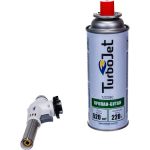 Горелка с пьезоподжигом + газовый баллон TurboJet TJ723-B (артикул 16490797) – фото 1