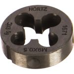 Плашка М 9 х0.5 9ХС HORTZ 204002 (артикул 15847208) – фото 1