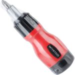 Реверсивная отвертка с комплектом насадок INTERTOOL 6ед VT-1009 (артикул 18730866) – фото 1