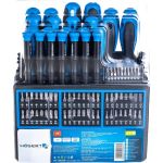 Набор отверток и бит Hogert Technik 114 пр, сталь S2 HT1S099 (артикул 17590026) – фото 1