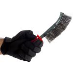 Корщетка с изогнутой пластиковой ручкой FIT IT стальная, тип А 38410 (артикул 15097871) – фото 1