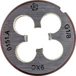 Плашка, трубная цилиндрическая G 1/8 дюйма 9ХС ТМ Туламаш 57994 (артикул 15826448) – фото 1
