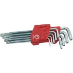 Набор Г-образных ключей INTERTOOL TORX с отверстием 9 шт, Т10-Т50, Cr-V, Big HT-0606 (артикул 20216614) – фото 1