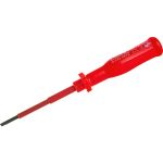Шлицевая изолированная отвертка 3х75 FIT IT 55801 (артикул 15098807) – фото 1