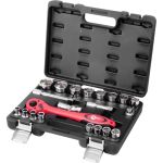 Профессиональный набор инструментов INTERTOOL 21 шт., 1/2, Cr-V ET-6021 (артикул 16271127) – фото 1