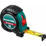 Рулетка KRAFTOOL X-Drive 3м/19мм с ударостойким обрезиненным корпусом 34122-03-19_z02 (артикул 16440172) – фото 1