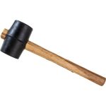 Киянка ULTIMA деревянная рукоятка, 230 г, черная резина, 121040 (артикул 18695394) – фото 1