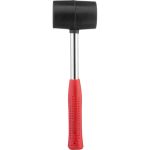 Резиновая киянка INTERTOOL 450г. 60 мм, черная резина, металлическая ручка HT-0231 (артикул 20216668) – фото 1