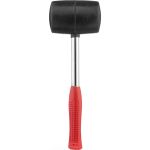 Резиновая киянка INTERTOOL 900г. 80 мм, черная резина, металлическая ручка HT-0233 (артикул 20216542) – фото 1