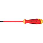 Диэлектрическая отвертка Felo Ergonic 5,5х1,0х125 плоская шлицевая 41305590 (артикул 15850314) – фото 1