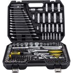 Набор инструмента ЭВРИКА 1*2""&1*4""&3*8"", DR, 6-гранный, 216 предмет ER-80216 (артикул 16257644) – фото 1