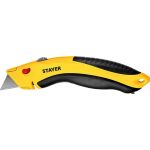 Металлический универсальный нож STAYER Hercules-24 0947 (артикул 16462844) – фото 1