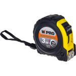 Рулетка WIPRO 3 м*19 мм, АБС-пластик + магнитный упор + резина, толщина 0,115 мм 06-03 (артикул 16112295) – фото 1