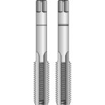 Набор метчиков из 2-х шт Bucovice Tools М 6 Шаг 1.0 мм HSS 140060 (артикул 16526444) – фото 1