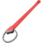 Односторонний цепной ключ с двойными губками REKON 24" 028424 (артикул 15603904) – фото 1