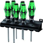 Набор отверток Wera, Kraftform Plus Lasertip с подставкой, 6 предметов, WE-105622 (артикул 14981834) – фото 1
