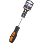 Шлицевая отвертка Park SL4 x100мм двухкомпонентная рукоятка OTV005DK 356005 (артикул 16326399) – фото 1