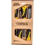 Набор из 4 плоских стамесок с ручкой NAREX SUPER 2009 LINE PROFI 8, 10, 16, 32 мм 860601 (артикул 15596015) – фото 1
