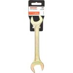 Гаечный рожковый ключ желтый цинк REXANT 19х22 мм 12-5831-2 (артикул 16077159) – фото 1