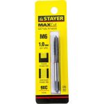 Метчик MASTER одинарный для сквозных и глухих отверстий сталь 9ХС М6х1 0 Stayer 28021-06-1.0 (артикул 15924383) – фото 1