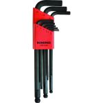 Набор из 9 черных ключей с шариком BONDHUS L 1.5-10mm 10999 (артикул 15979263) – фото 1