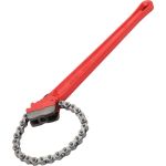 Односторонний цепной ключ с двойными губками REKON 18" 028418 (артикул 15603903) – фото 1