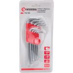 Набор Г-образных ключей INTERTOOL TORX 9 шт, Т10-Т50, Cr-V HT-0608 (артикул 20216626) – фото 1