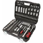 Набор инструмента WMC TOOLS 1/2, 1/4 6гр. 4-32мм 108 пр WMC-41082-5 (артикул 16418963) – фото 1